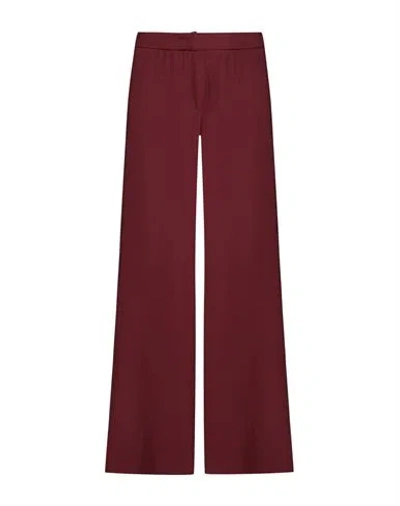 Dixie Woman Pants Garnet Size M Polyester, Elastane In Red