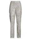 Dixie Woman Pants Grey Size M Polyester In Silver