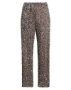 Dixie Woman Pants Grey Size S Polyester In Grey