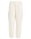 Dixie Woman Pants Ivory Size M Cotton In White