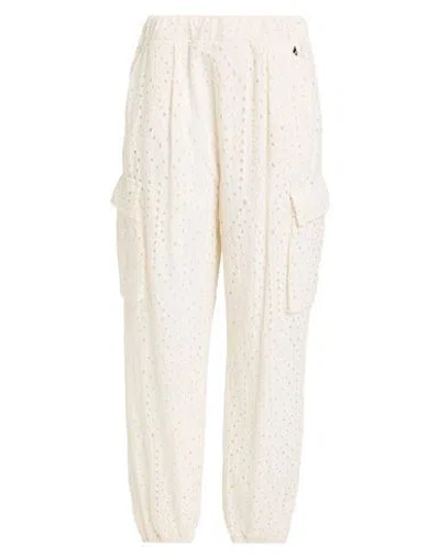 Dixie Woman Pants Ivory Size M Cotton In White