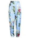 Dixie Woman Pants Light Blue Size S Polyester In Blue