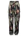 Dixie Woman Pants Light Green Size Xs Viscose In Green