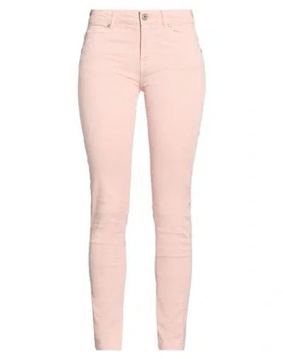 Dixie Woman Pants Light Pink Size M Cotton, Elastane In Multi