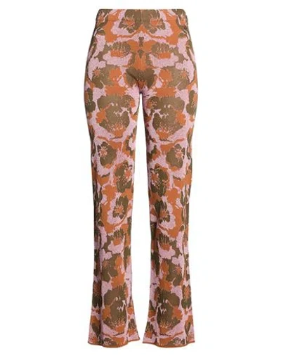 Dixie Woman Pants Light Pink Size S Viscose, Metallic Fiber, Polyamide