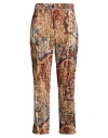 Dixie Woman Pants Mustard Size M Polyester In Multi