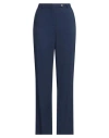 Dixie Woman Pants Navy Size M Viscose, Linen In Navy
