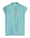 Dixie Woman Shirt Turquoise Size L Viscose In Blue