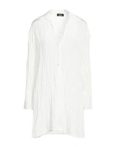 Dixie Woman Shirt White Size M Viscose, Polyamide