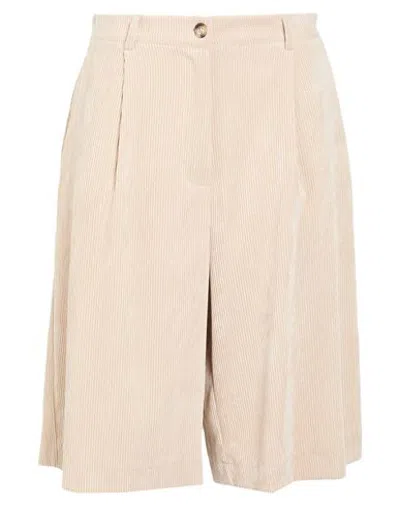 Dixie Woman Shorts & Bermuda Shorts Beige Size M Polyester, Polyamide, Elastane In Neutral