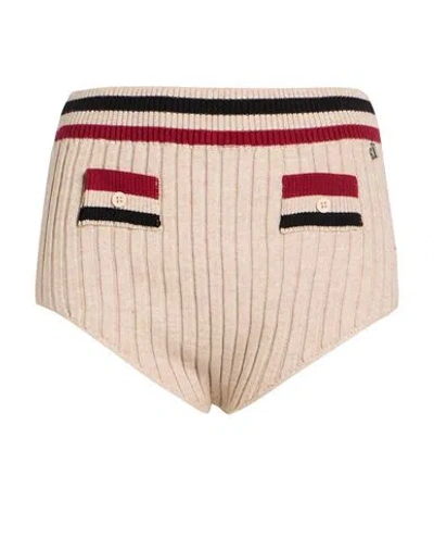 Dixie Woman Shorts & Bermuda Shorts Beige Size S Viscose, Polyester, Polyamide In Neutral