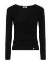 Dixie Woman Sweater Black Size M Acrylic, Polyester, Polyamide