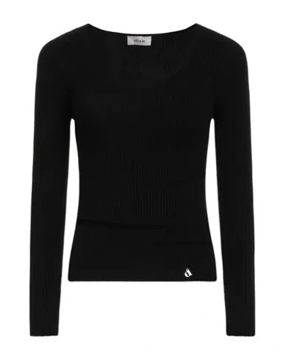 Dixie Woman Sweater Black Size M Acrylic, Polyester, Polyamide