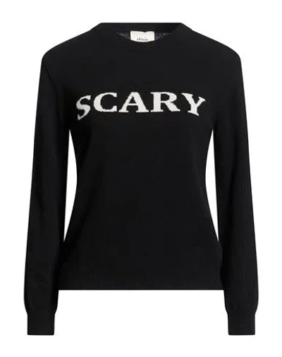 Dixie Woman Sweater Black Size M Wool, Polyamide