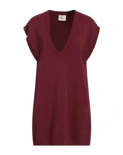 Dixie Woman Sweater Burgundy Size S Viscose, Polyester, Polyamide In Red