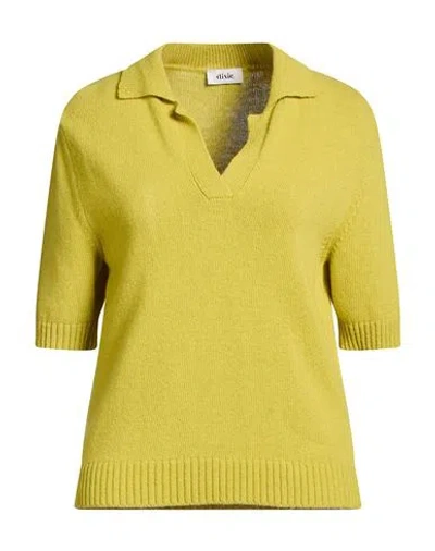 Dixie Woman Sweater Lime Green Size M Wool, Viscose, Polyamide, Cashmere