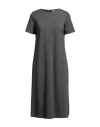 Dixie Woman T-shirt Grey Size M Polyester, Viscose, Elastane In Gray