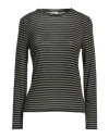 Dixie Woman T-shirt Military Green Size M Modal, Viscose, Polyamide, Rubber, Cashmere