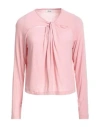 Dixie Woman T-shirt Pink Size S Viscose, Modal, Elastane, Cashmere In Pink