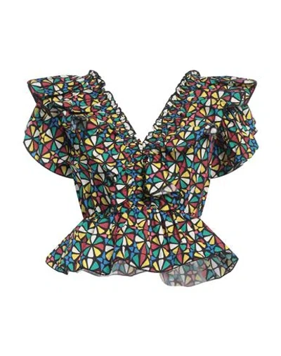 Dixie Woman Top Black Size M Cotton