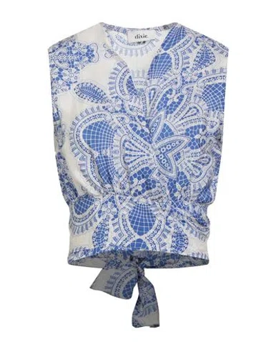 Dixie Woman Top Blue Size M Viscose