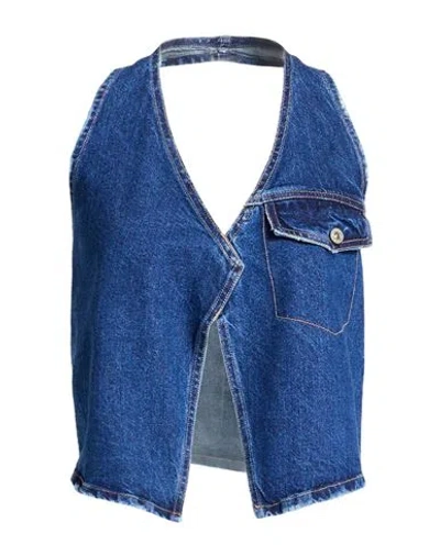 Dixie Woman Top Blue Size S Cotton