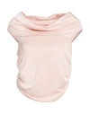 Dixie Woman Top Blush Size M Polyester, Elastane In Pink