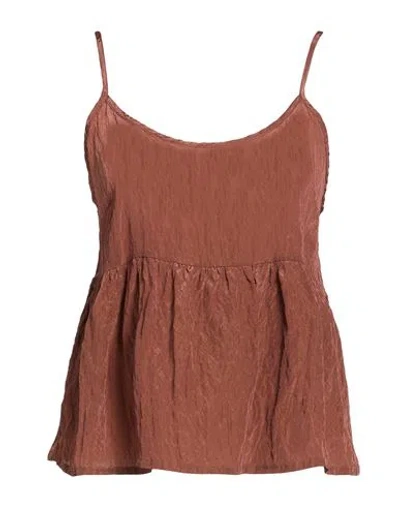 Dixie Woman Top Brown Size M Viscose