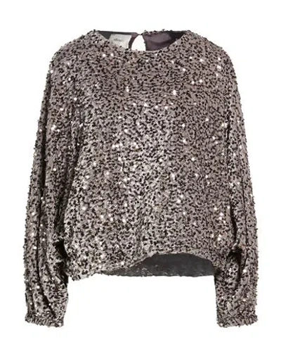 Dixie Woman Top Charcoal Size S Polyester In Brown