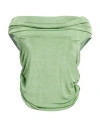 Dixie Woman Top Light Green Size S Polyester, Elastane