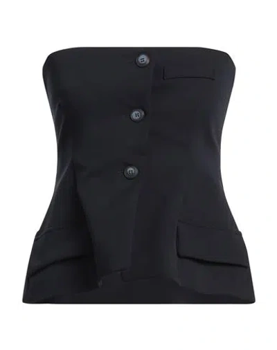Dixie Woman Top Midnight Blue Size M Polyester, Viscose, Elastane