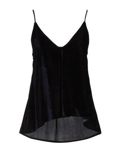 Dixie Woman Top Midnight Blue Size S Viscose, Polyamide In Black