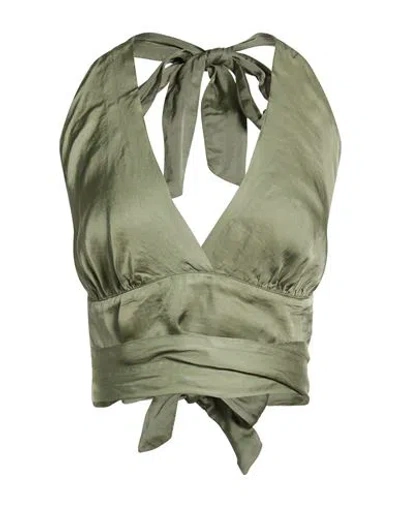 Dixie Woman Top Military Green Size M Viscose