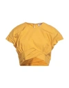 Dixie Woman Top Mustard Size L Cotton In Yellow