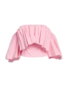 Dixie Woman Top Pink Size M Cotton In Pink