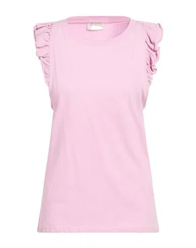 Dixie Woman Top Pink Size S Cotton