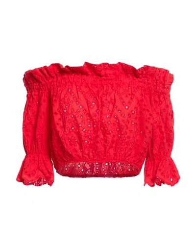 Dixie Woman Top Red Size M Cotton