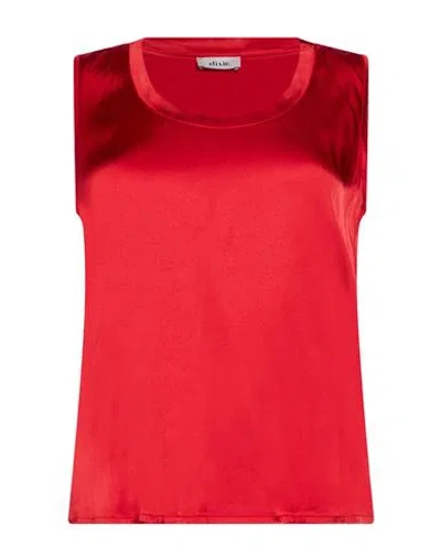 Dixie Woman Top Red Size M Viscose, Elastane
