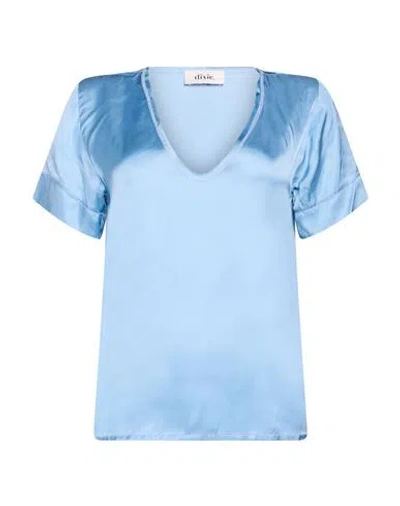 Dixie Woman Top Sky Blue Size S Viscose