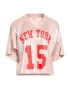 Dixie Woman T-shirt Antique Rose Size Onesize Polyester, Elastane In Pink