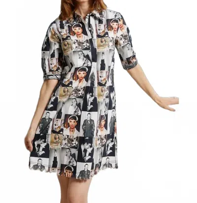 Dizzy Lizzie Chatham Dress In Audrey H. Print In Multi
