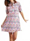 Dizzy Lizzie Chatham Dress In Pink Confetti In Multi