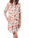 Dizzy Lizzie Chatham Dress In Starfish Print In Multi