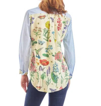 Dizzy Lizzie Chesapeake Top In Blue,white In Multi