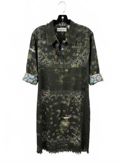 Dizzy Lizzie Women's Chatham Dress In Olive Green