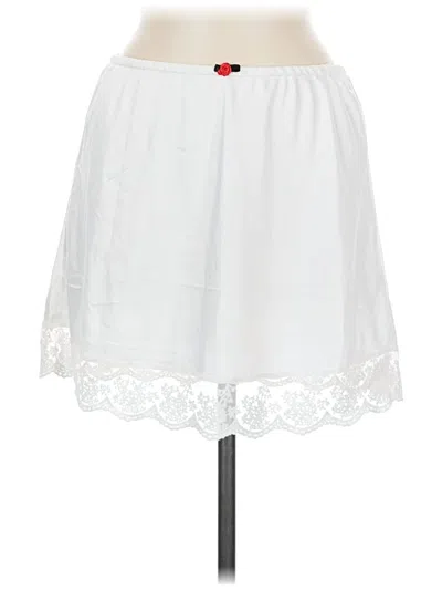Pre-owned Dizzy Lizzy Casual Skirt In White