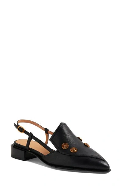Django & Juliette Django And Juliette Elonsos Backstrap Flat In Black