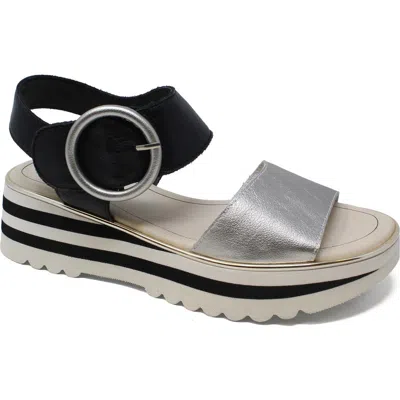 Django & Juliette Django And Juliette Harlows Chunky Low Platform Sandal In Multi