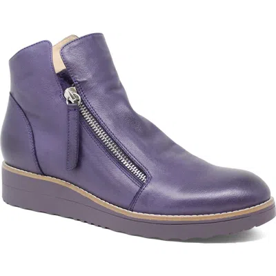 Django & Juliette Django And Juliette Ohmy Double Zip Boot In Purple