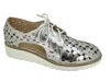 Django & Juliette Women's Onstage Lace-up Shoe In Silver In Silver